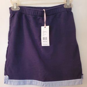Vineyard Vines Navy Blue Knit Skirt with Bows Girls Size M (10-12)